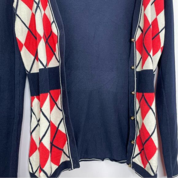 Lily Pulitzer Argyle button down cardigan size Small - Picture 3 of 13